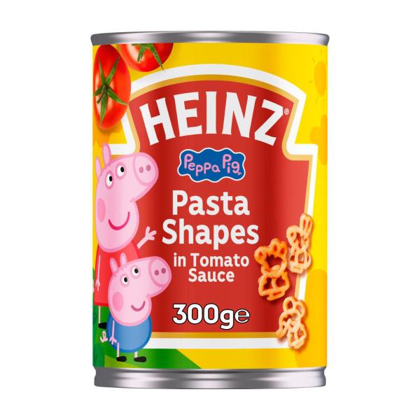 Peppa Pig Pasta Shapes In Tomato Sauce