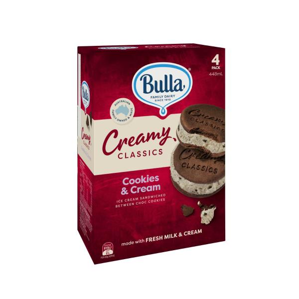 Creamy Classics Cookies & Cream Sandwiches 448ml