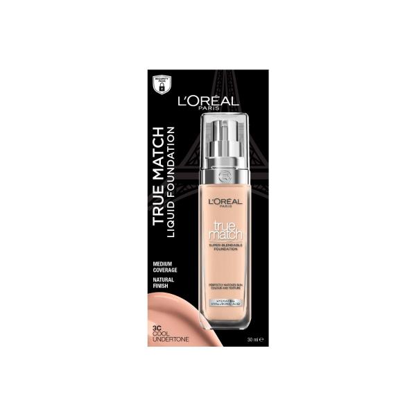 Paris True Match Liquid Foundation C3 Rose Beige