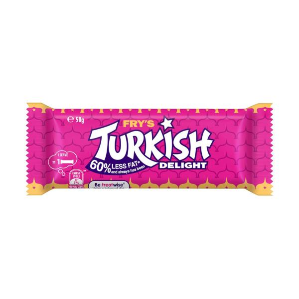 Cadbury Turkish Delight Chocolate Bar 50g product image