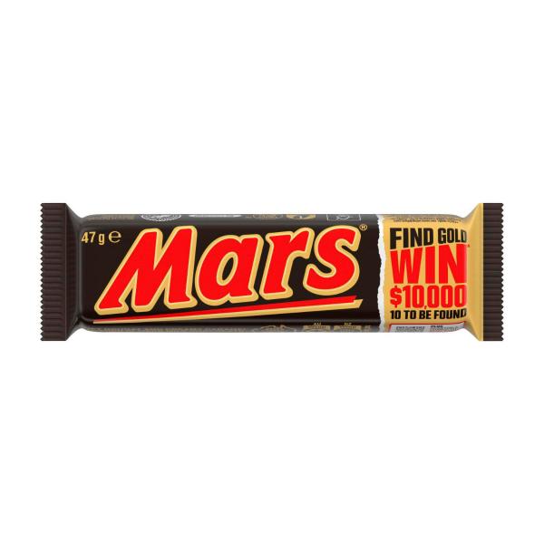Mars Milk Chocolate Bar Caramel Nougat | 47g – Coles