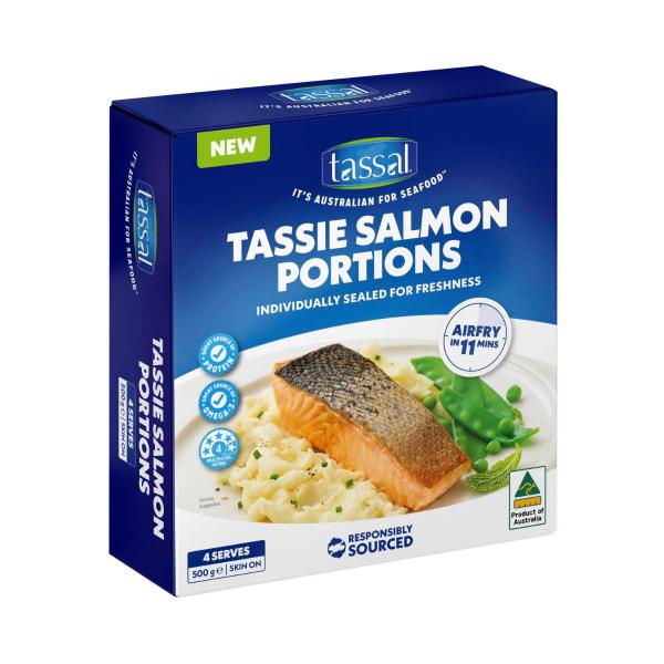 Tassal Frozen Salmon Portions 500g product image