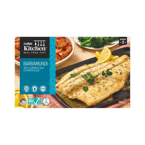 Barramundi Fillet Skin On With Smoked Salt & Pepper Glaze