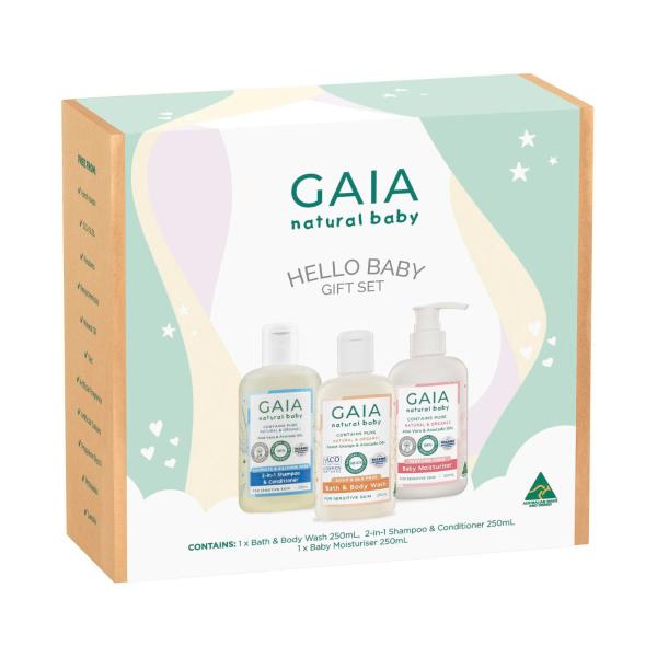 Natural Baby Hello Baby Gift Set 3x250ml