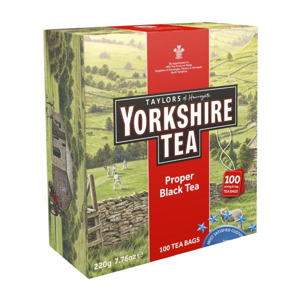Yorkshire Black Tea Bags 100 Pack