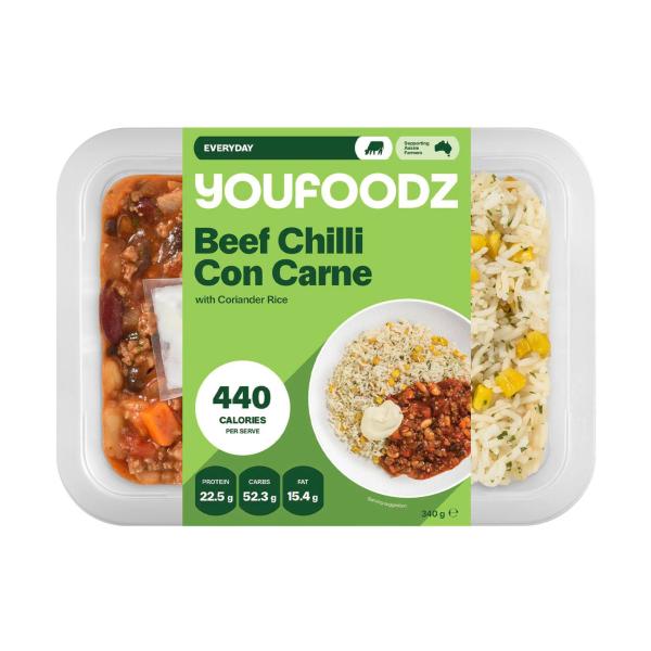Beef Chilli Con Carne With Coriander Rice