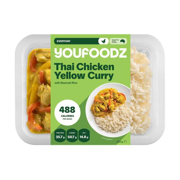 Thai Chicken Yellow Curry With Basmati Rice