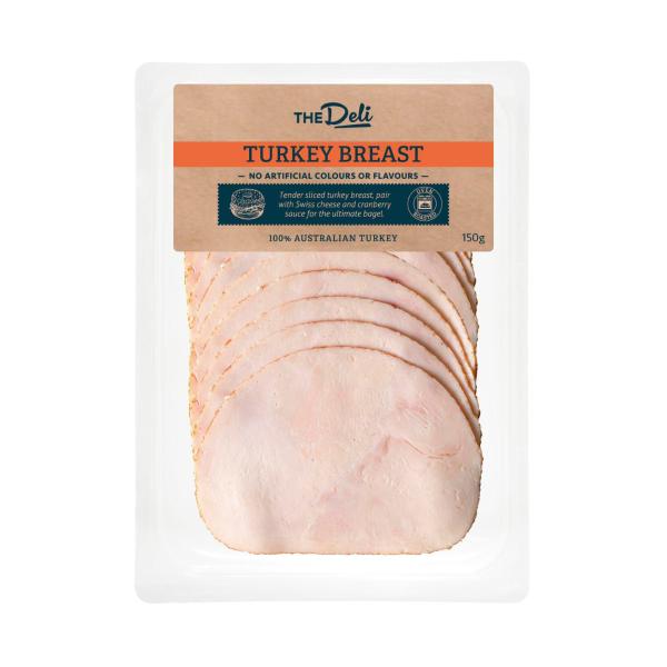 The Deli Turkey Breast Sliced 150g