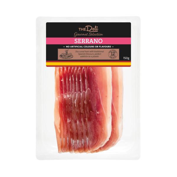 The Deli Imported Spanish Serrano 150g product image