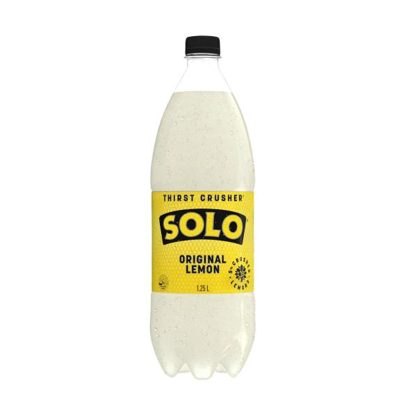 Solo Thirst Crusher Original Lemon Soft Drink Bottle 1.25L