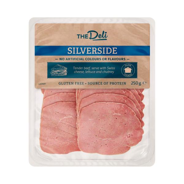 The Deli Sliced Silverside 250g product image