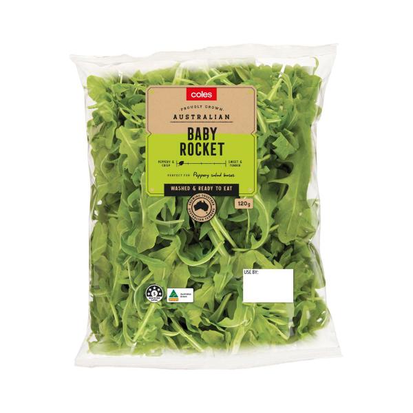 Coles Lettuce Baby Rocket 120g