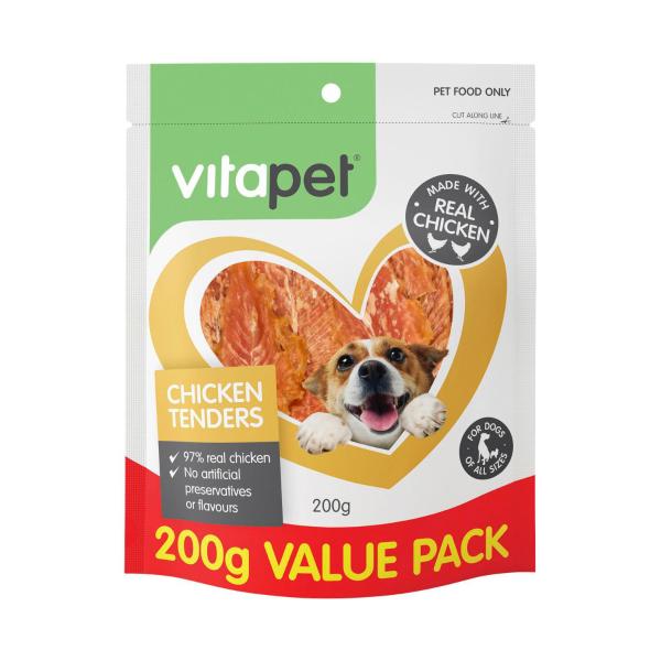 Vitapet Chicken Tenders Dog Treat 200g product image