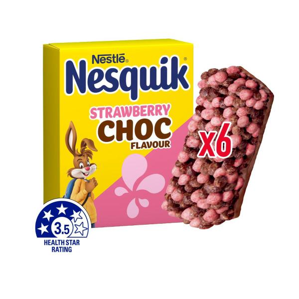 Nestle Nesquik  Bar Strawberry Choc Flavour | 120g – Coles