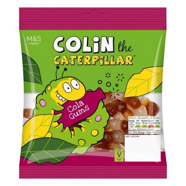 Colin The Caterpillar Cola Gums