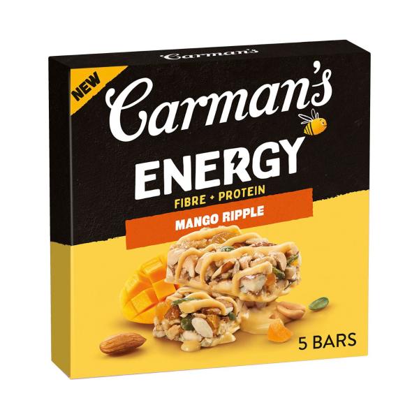 Energy Fibre + Protein Mango Ripple Bars 175g