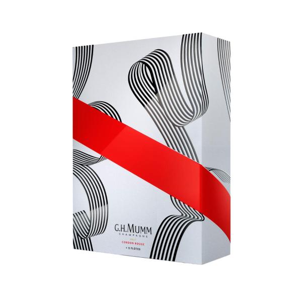 Mumm Cordon Rouge Nv Champagne Flute Gift Set 750ml : ea