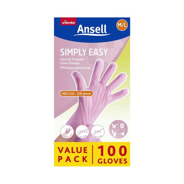 Ansell Simply Easy Tpe Gloves M/l