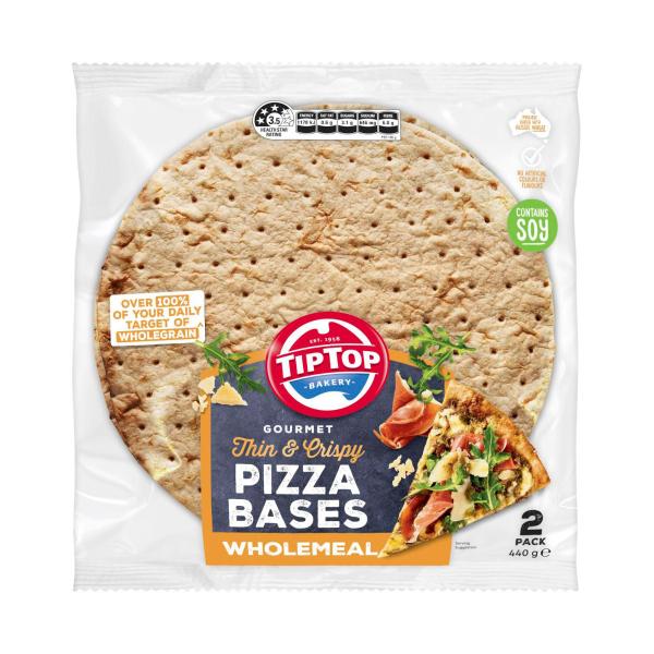 Gourmet Pizza Base Wholemeal 2 Pack