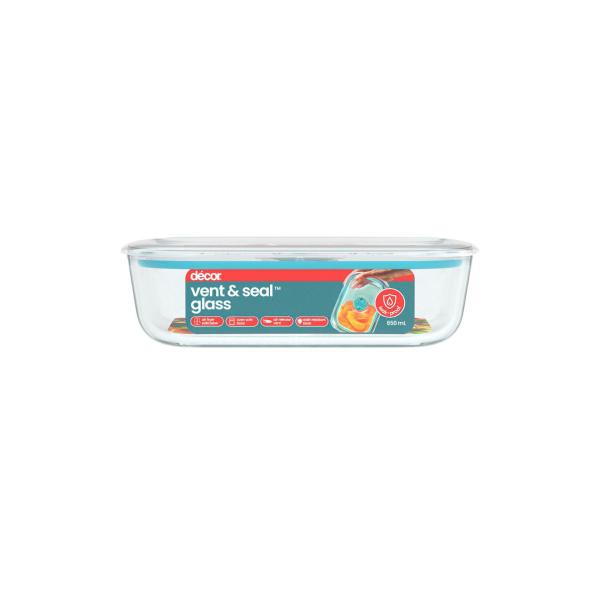Decor Vent & Seal Glass Oblong Slimline 650ml | 1 Each – Coles