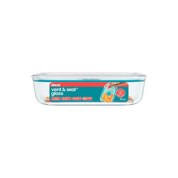 Decor Vent & Seal Glass Oblong Slimline 800ml | 1 Each – Coles