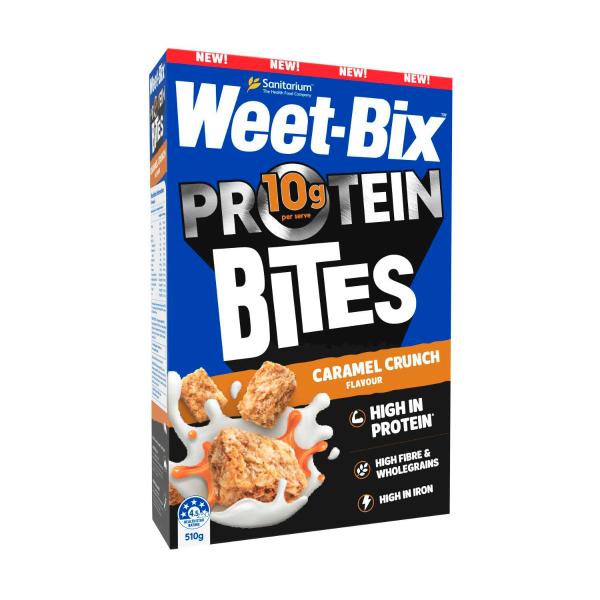 Sanitarium Weet-bix Protein Bites Caramel Crunch | 510g – Coles