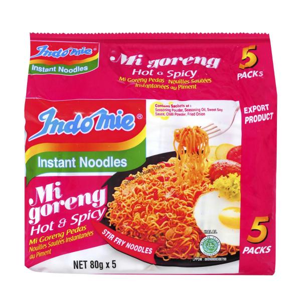 Mi Goreng Hot & Spicy Instant 5 Pack