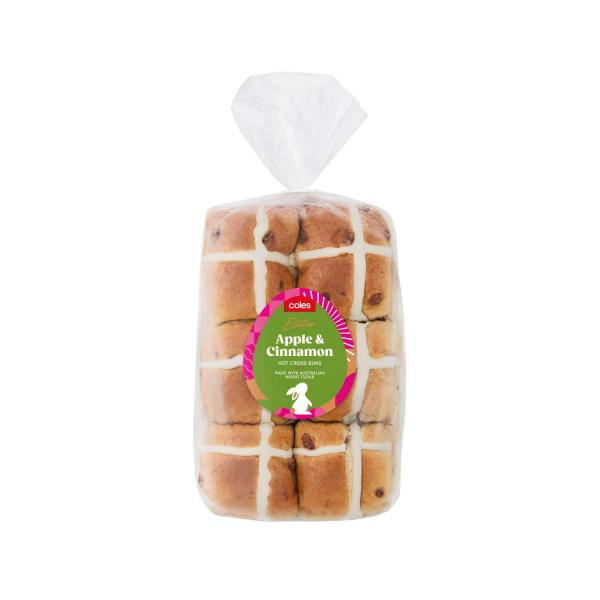 Apple & Cinnamon Hot Cross Buns