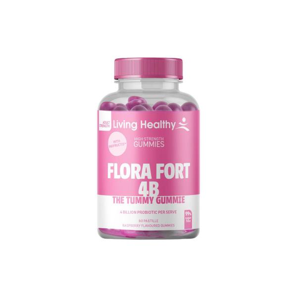 Living Healthy Gummies Flora Fort 4b | 60 Pack – Coles