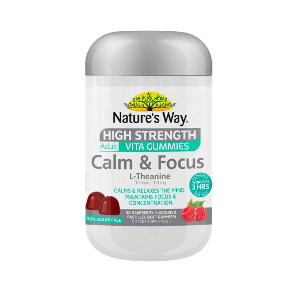 High Strength Adult Vita Gummies Calm & Focus L-theanine