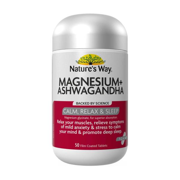 Magnesium + Ashwagandha Tabs