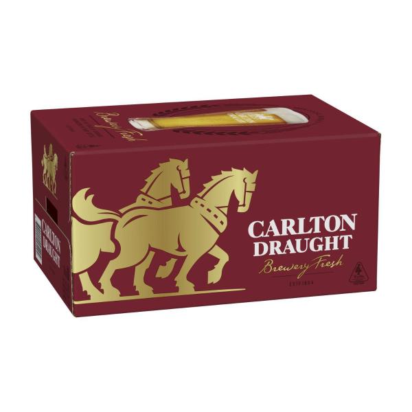 Carlton Draught Bottle 375ml 24 Pack product image