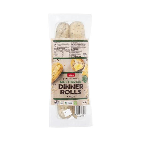 Multigrain Dinner Rolls 6 Pack