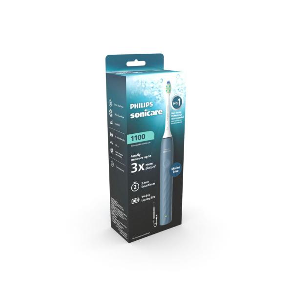 Philips Sonicare Electric Toothbrush Series 1100 Marine Blue | 1 Pack – Coles