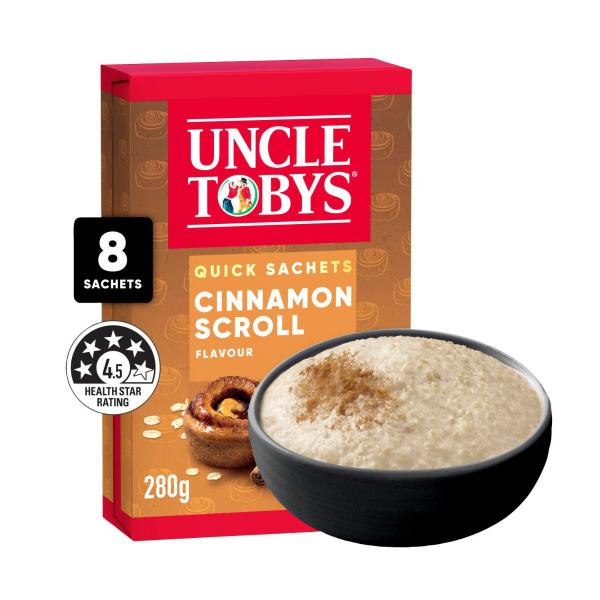 Oats Quick Sachets Protein Cinnamon Scroll Flavour