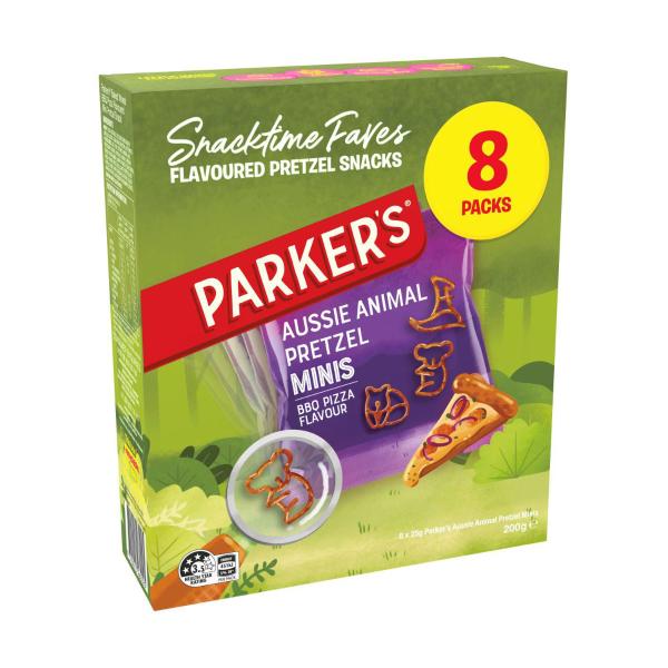 Parkers Pretzels BBQ Multipack 8 Pack | 200g – Coles