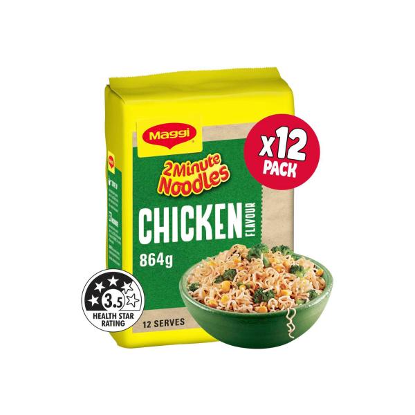 2 Minute Instant Noodles Chicken Flavour 12 Pack