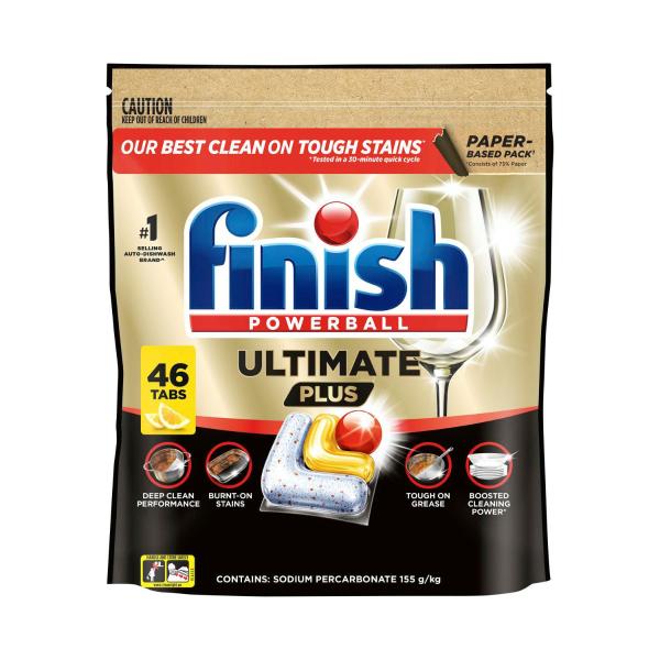 Ultimate Plus Dishwashing Tablets Lemon
