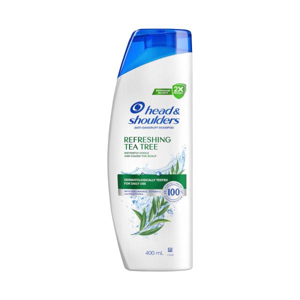 Head & Shoulders Shampoo Refreshing Tea Tree | 400mL – Coles
