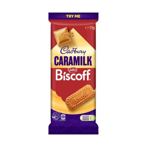 Dairy Milk Caramilk Biscoff Block Chocolate
