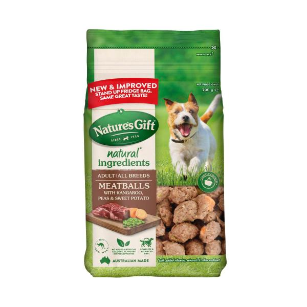 Meatballs With Kangaroo Peas & Sweet Potato Dog Food
