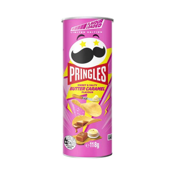 Pringles Potato Chips Butter Caramel 118g product image