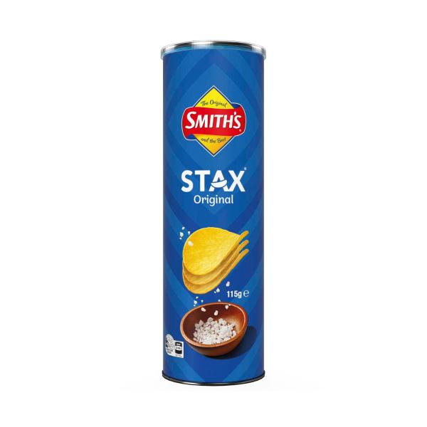 Smith's Stax Potato Chips Original | 115g – Coles