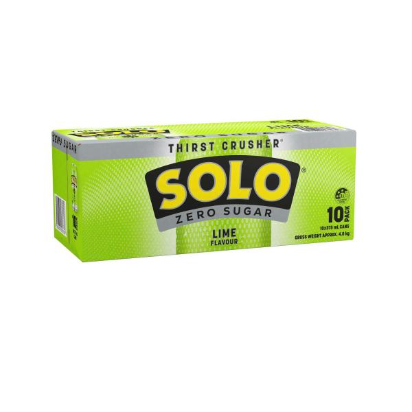 Zero Sugar Lime Soft Drink 375ml