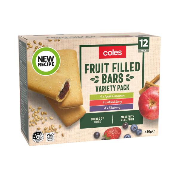 Fruit Filled Variety Bars 12 Pack
