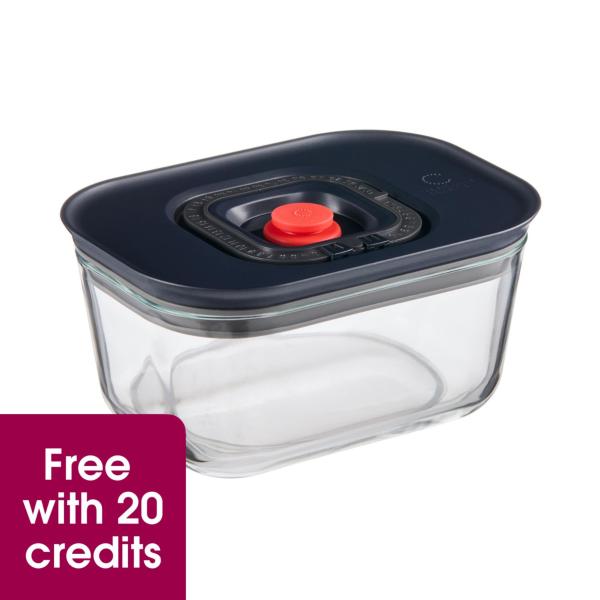 Mini Rectangular Glass Container With Lid