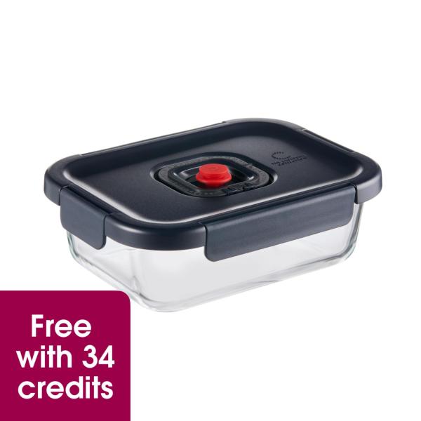 Snap Lid To-go Glass Container