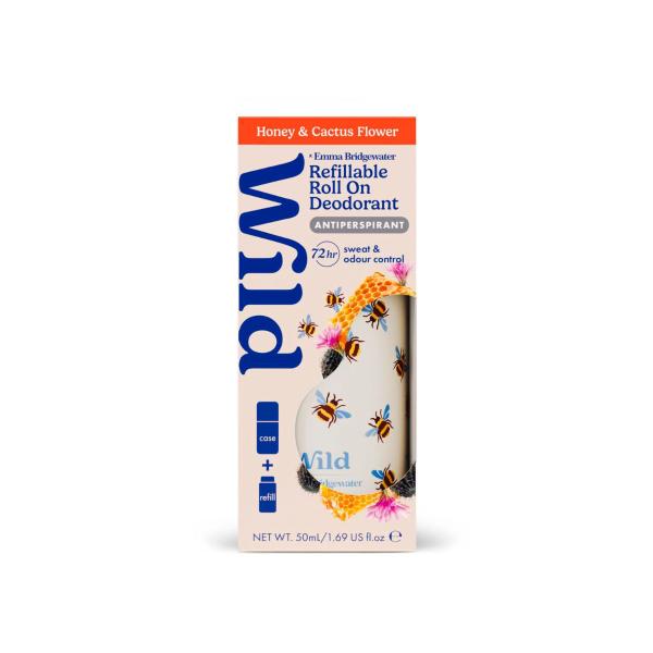 Deodorant 72hr Roll On Bee Case With Honey & Cactus