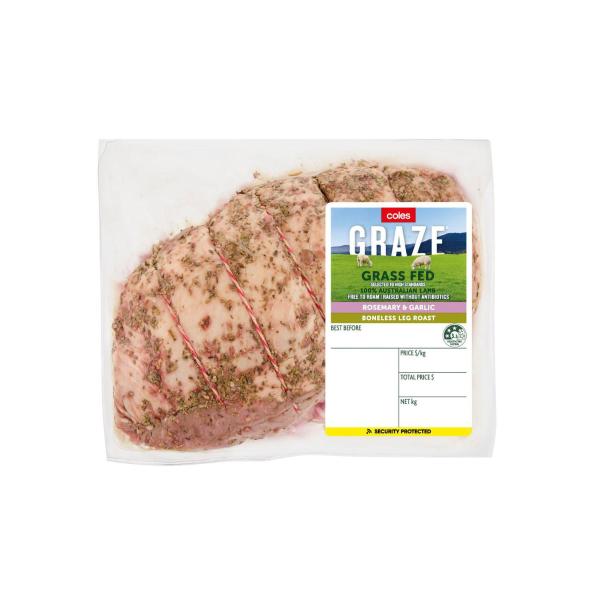 Graze Rolled Boneless Lamb Leg With Rosemary & Garlic