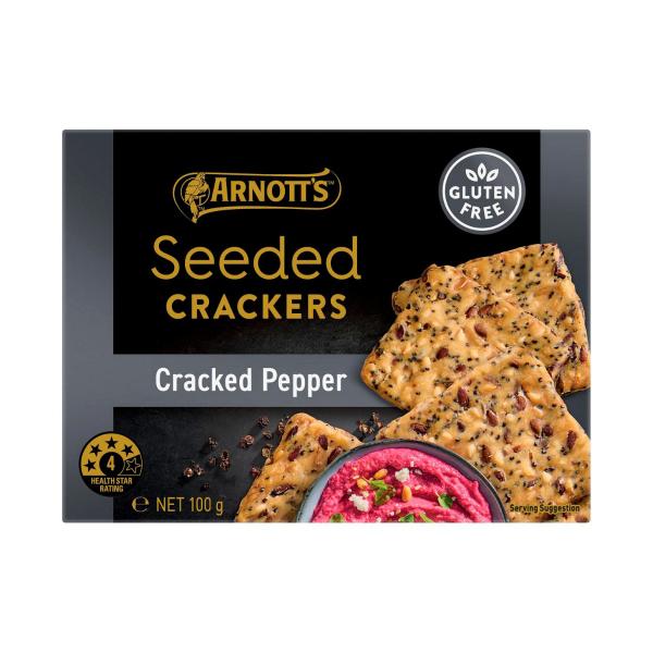 Gold Label Seed Crackers Black Pepper